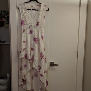 Free people floral high low midi dress
